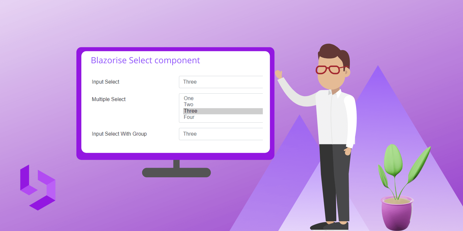 How to handle binding of primitive and complex types with Blazorise Select component