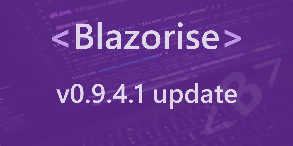 Blazorise 0.9.4.1