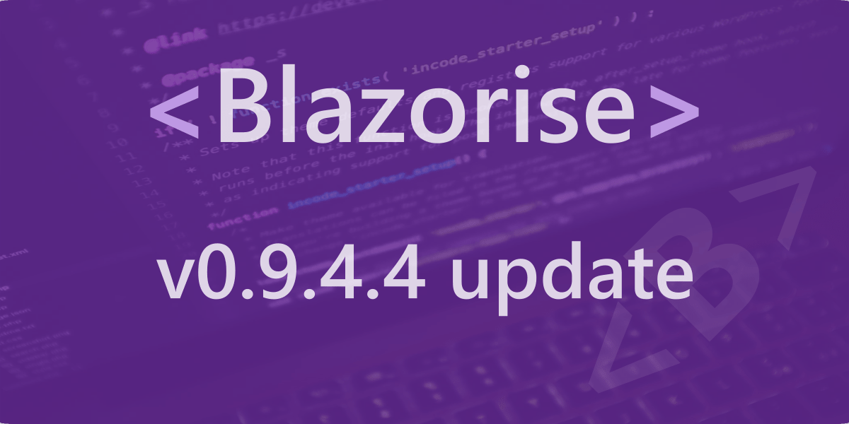 Blazorise 0.9.4.4