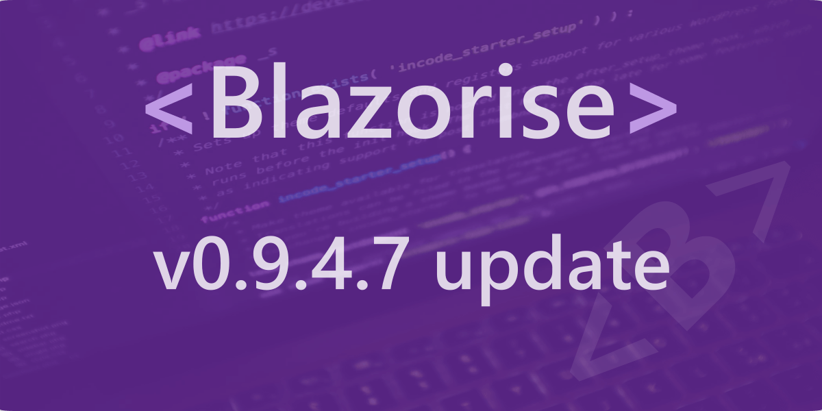 Blazorise 0.9.4.7