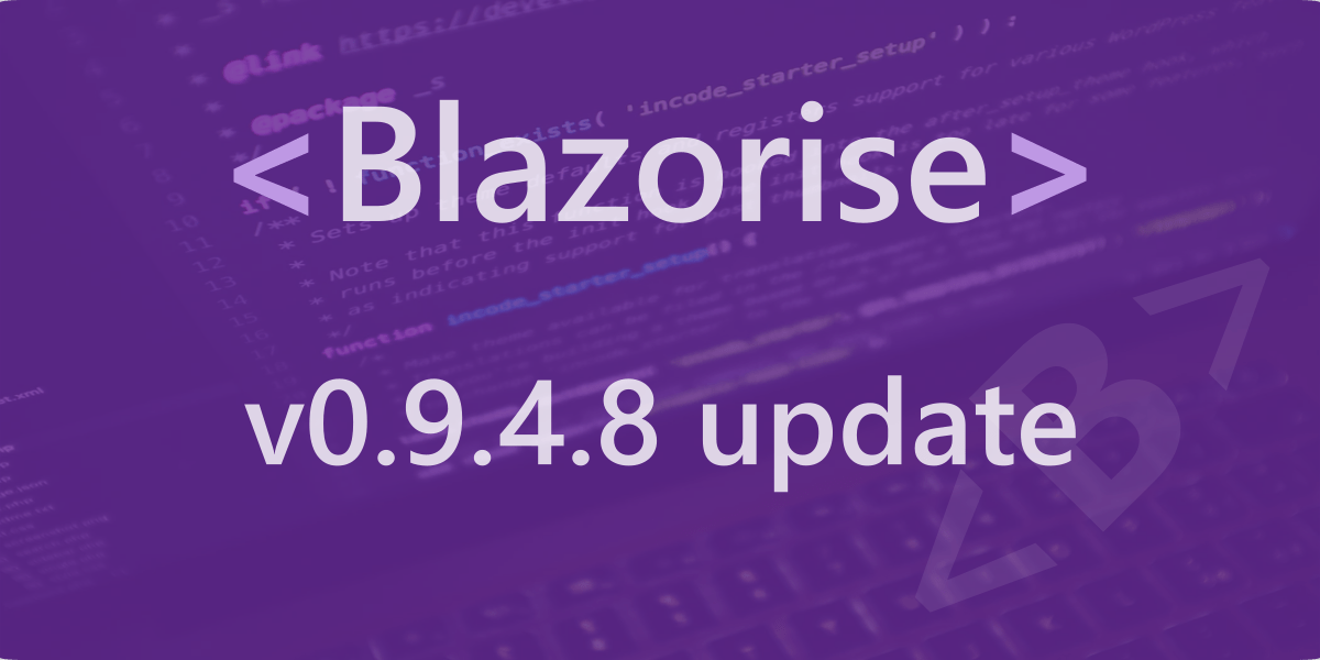 Blazorise 0.9.4.8